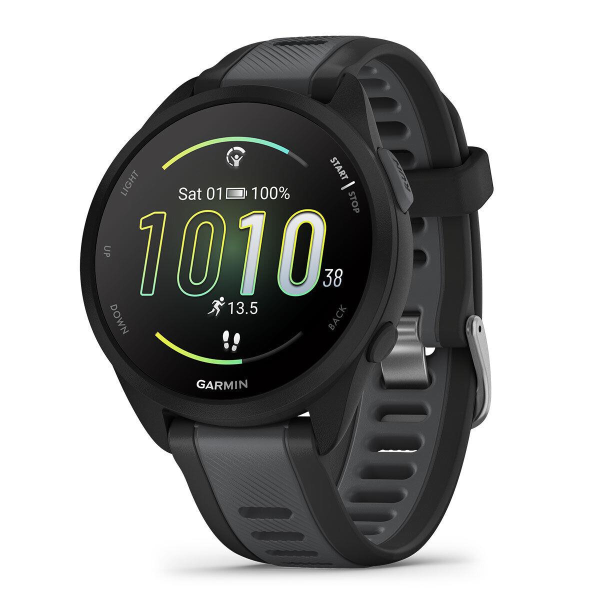 Garmin Forerunner 165/165 Music Gps Running Smartwatch Amoled Display Training Music - Black/Slate Gray