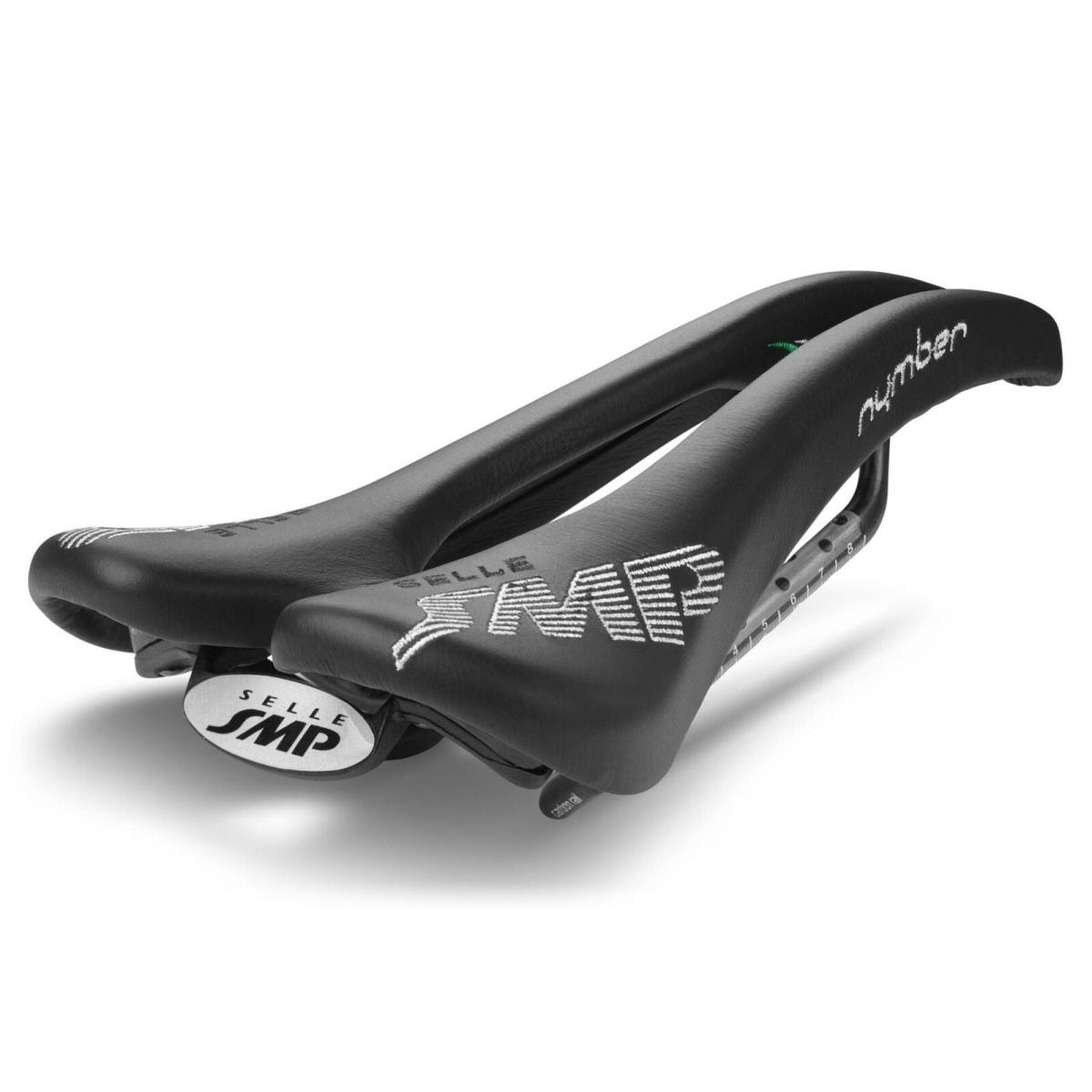 Selle Smp Nymber Saddle with Carbon Rails Black