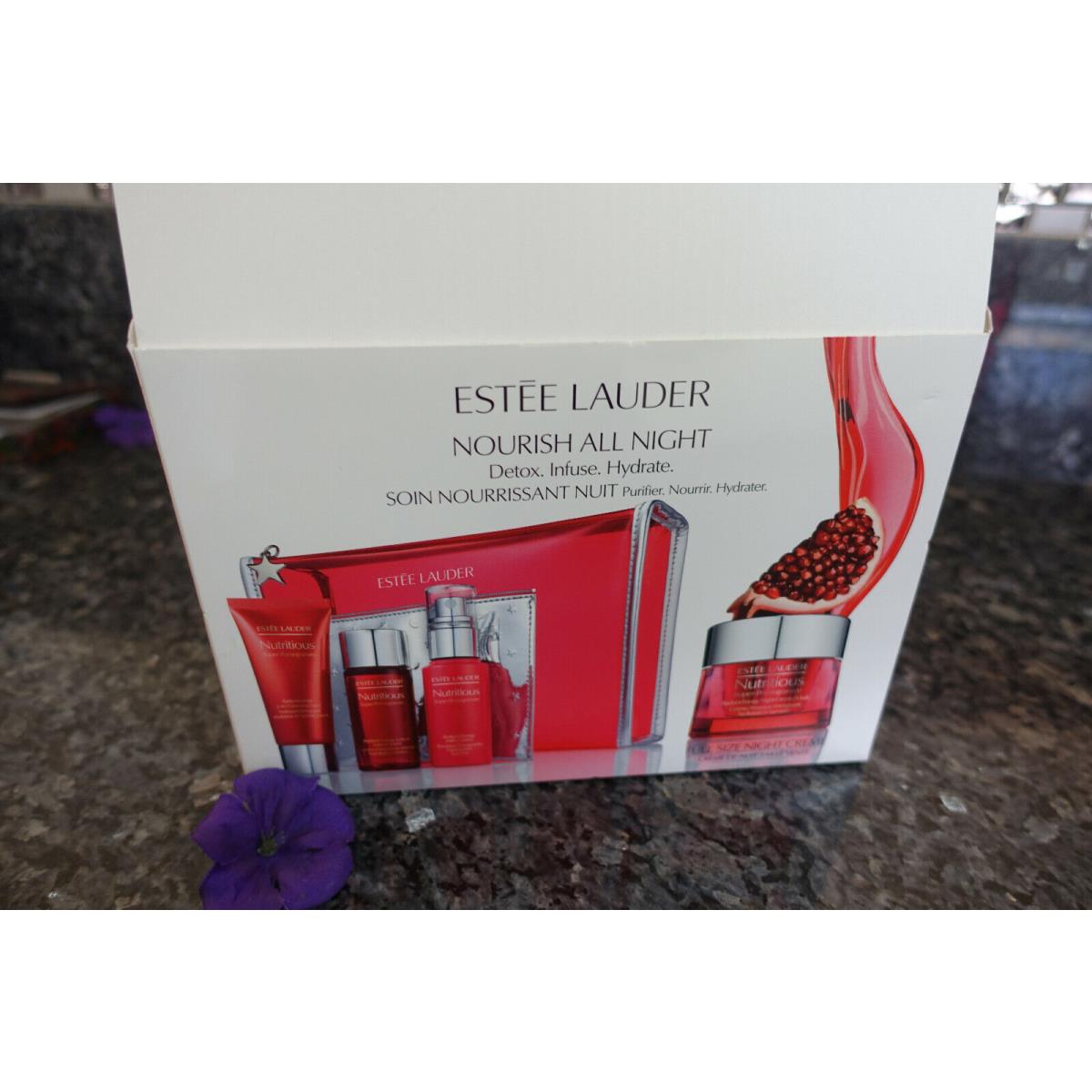 Estee Lauder Nutritious Super Pomegranate Nourish All Night Set