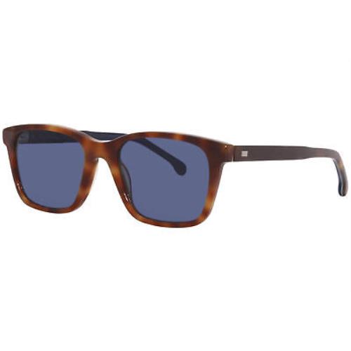 Paul Smith Ellis PSSN063-02 Sunglasses Havana/blue Lenses Square Shape 52mm