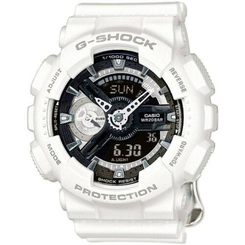 Casio Women`s Watch G-shock Analog-digital Dial White Strap GMA-S110CW-7A1CR