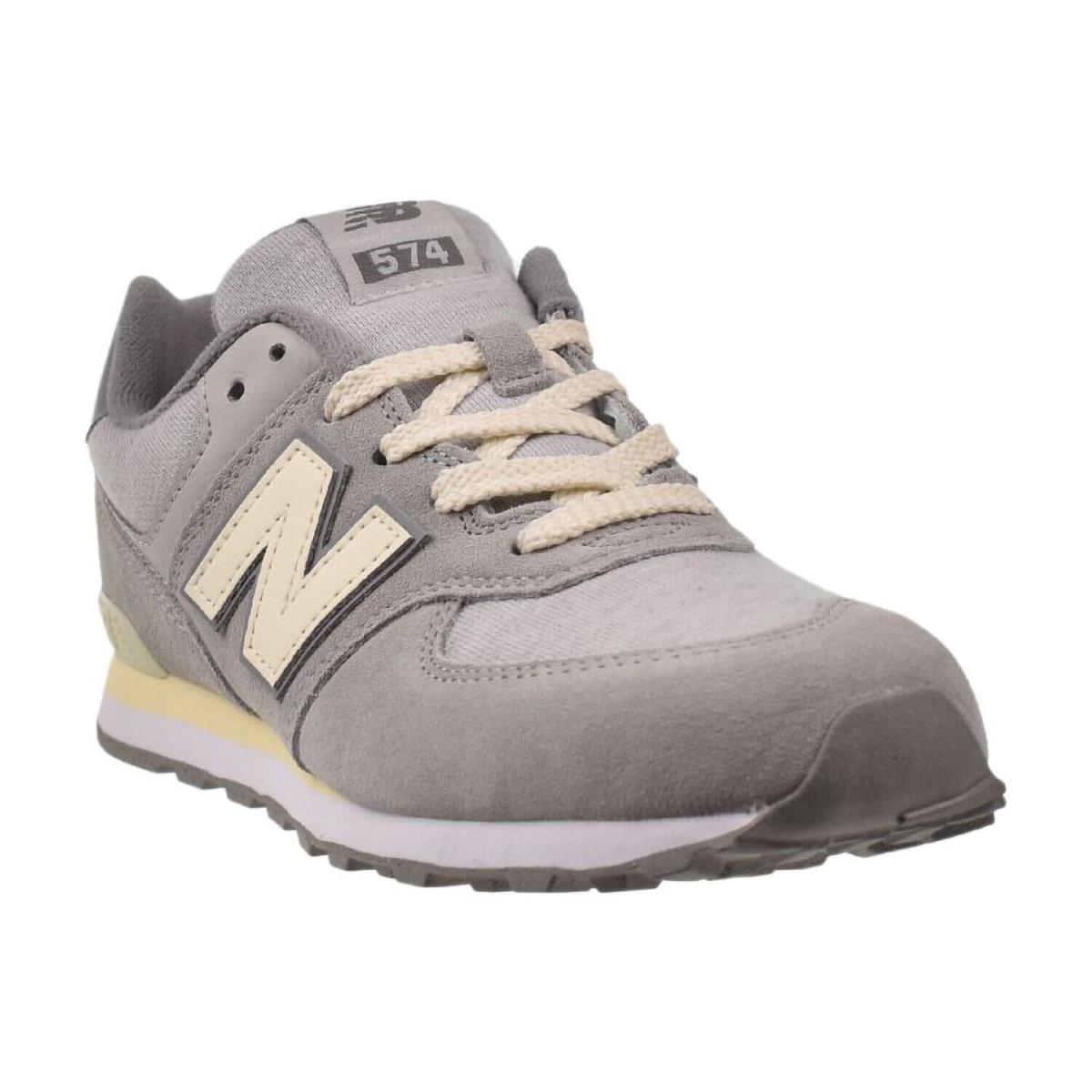 New Balance 574 Big Kids` Shoes Grey-white GC574-GBG