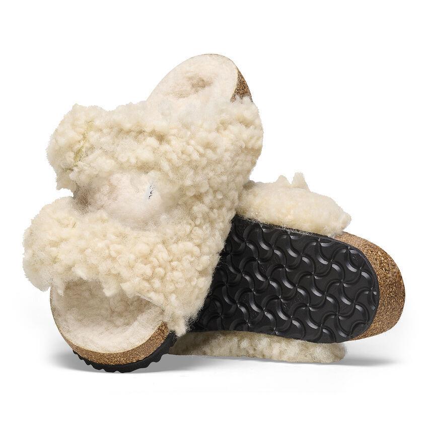 New Balance Birkenstock Little Kid`s Slipper Arizona Shearling Teddy Eggshell 1025173