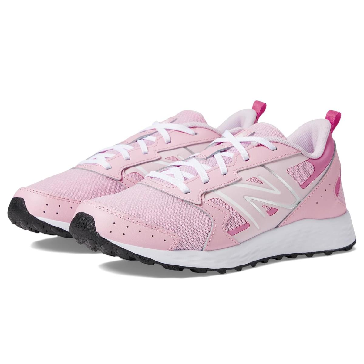 Girl`s Sneakers Athletic Shoes New Balance Kids Fresh Foam 650v1 Big Kid - Light Raspberry/Pink Sugar