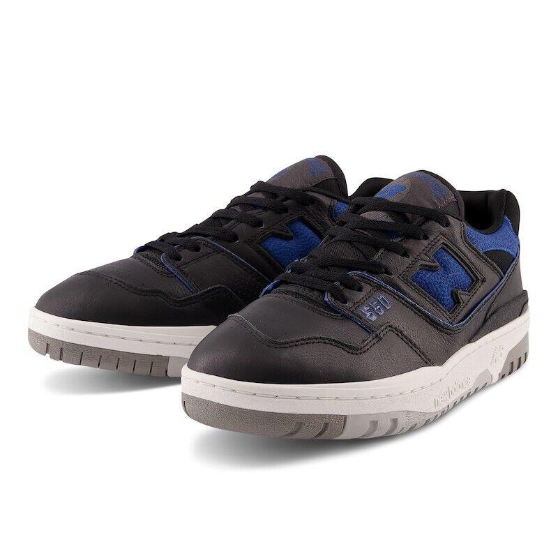 New Balance BB550 BB550PLB Sneaker Men`s US 12 Black Blue Low Top Casual NR7013