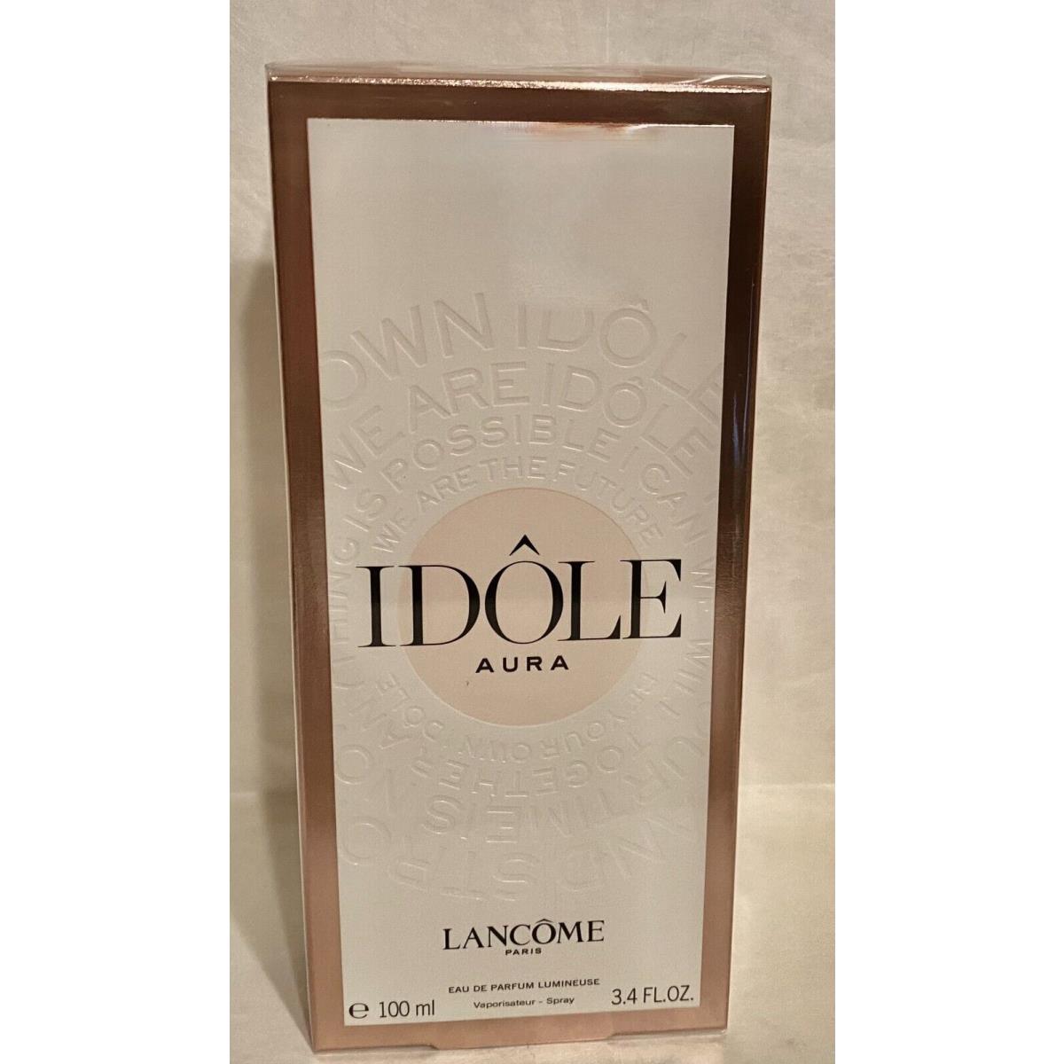 Lancome Idole Aura Eau De Parfum Lumineuse 3.4 Oz/ 100 ml Box