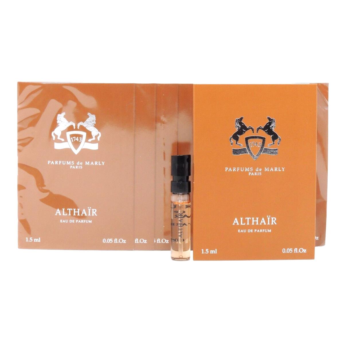 Pdm Parfums DE Marly Althair Edp 1.5ml .05fl oz x 10 Cologne Spray Samples