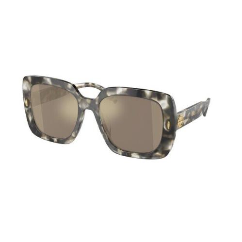 Tory Burch TY7193U 19405A Black White Tortoise Brown 56 mm Women`s Sunglasses