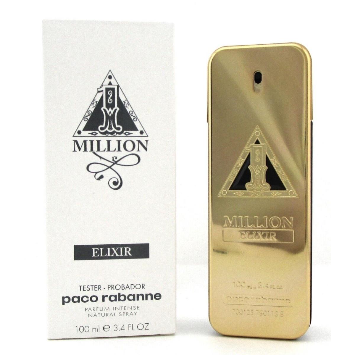 Tester Men Paco One Million Elixir Parfum Intense 3.4 OZ / 100 ML For Spray