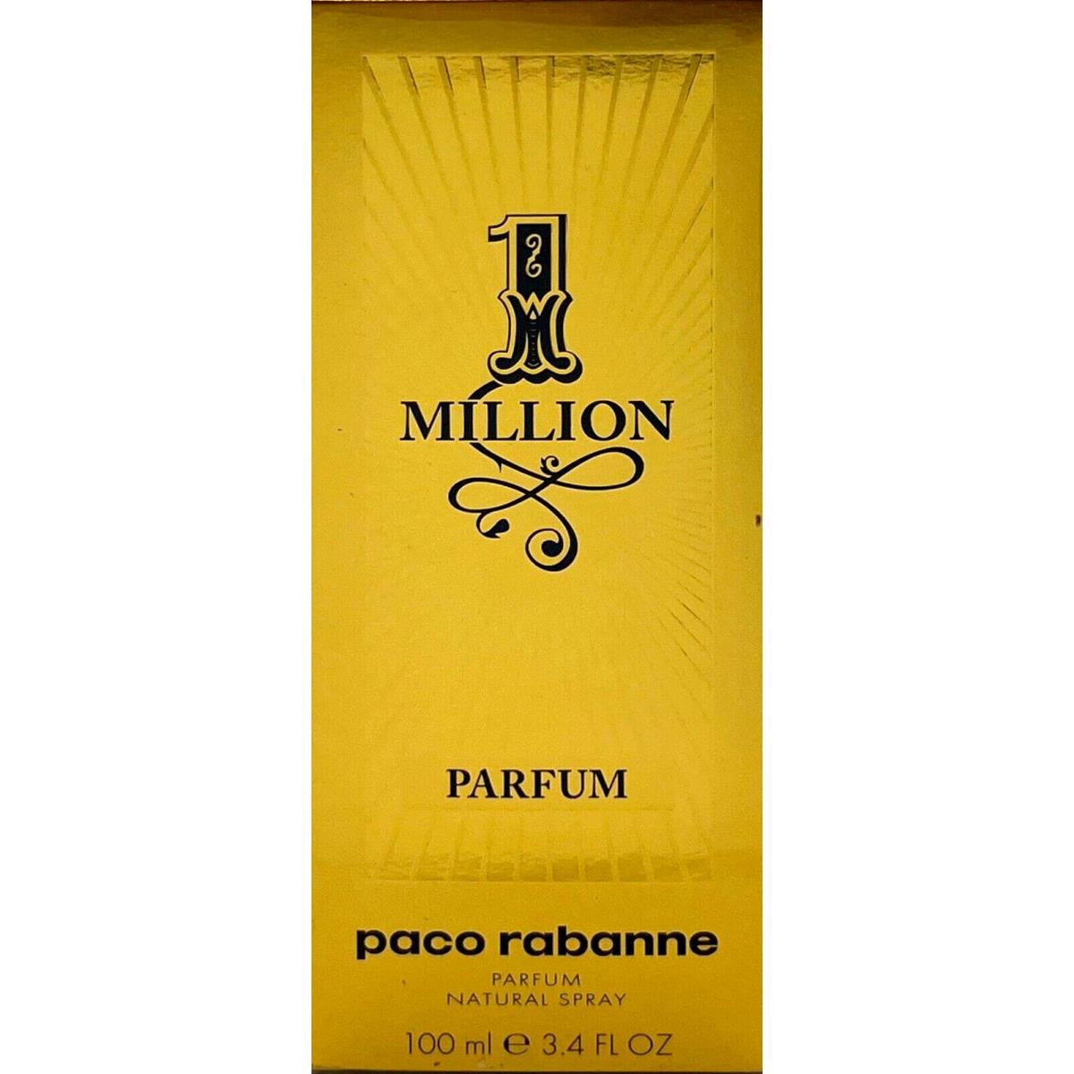 Paco Rabanne 1 Million Parfum Spray For Men 3.4 Oz / 100 ml Brend Item