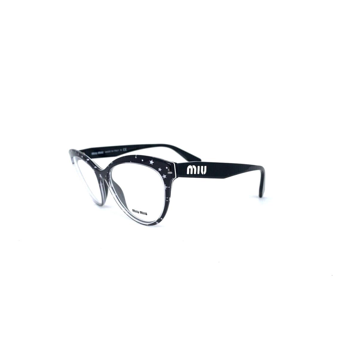 Miu Miu Frames Black Acetate Vmu 04R 138-101 53 17 145 Eyeglasses Cat Eye