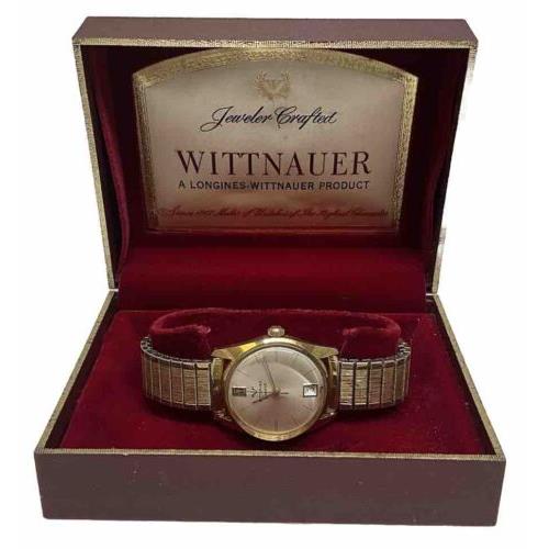 Wittnauer Geneva 17 Jewel C11KS Date Watch Working HW301