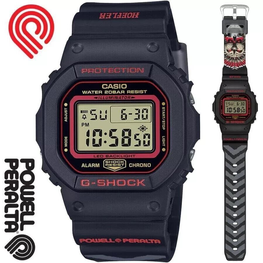 Casio G-shock DW-5600KH-1 Kelvin Hoefler x Powell Peralta Watch Limited Skate