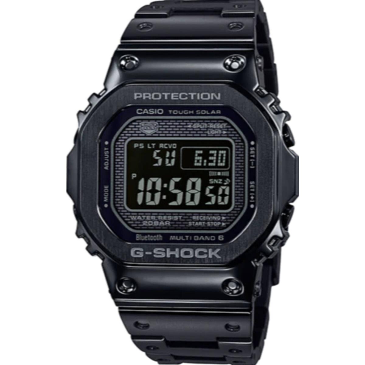 Casio Men`s Watch G-shock World Time Black Dial Bracelet Digital GMW-B5000GD-1CR