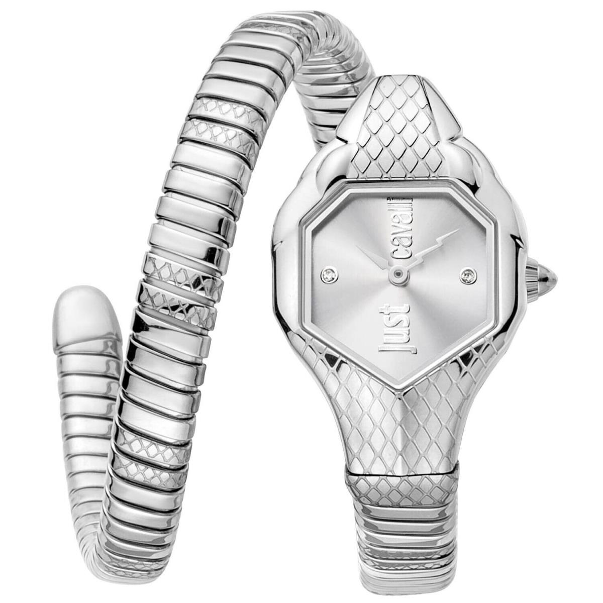Just Cavalli Women`s Serpente Silver Dial Watch - JC1L190M0015
