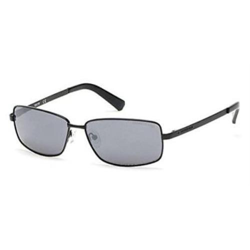 Sunglasses Kenneth Cole York KC 7212 02C Matte Black/smoke Mirror Lenses