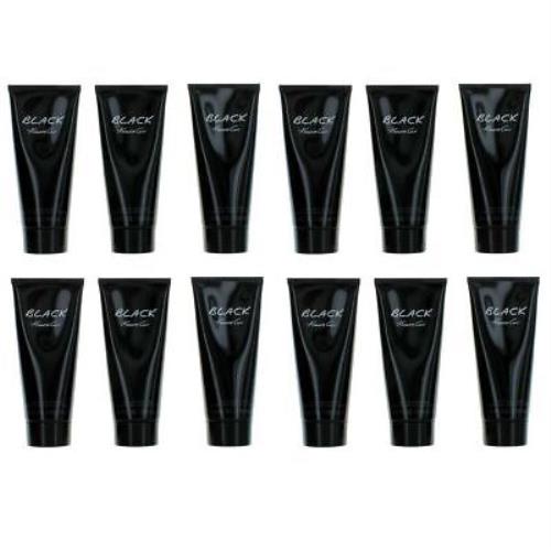 Kenneth Cole Black by Kenneth Cole 3.4 oz Hair and Body Wash For Men 12 Pack