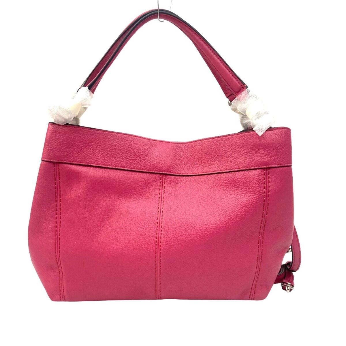 Coach Pebble Leather Small Lexy Shoulder Bag Magenta