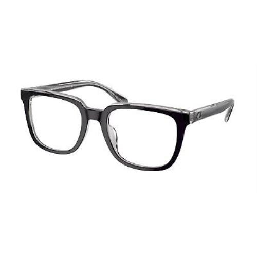 Coach HC6229U 5745 Dark Grey Light Grey Demo Lens 54 mm Men`s Eyeglasses