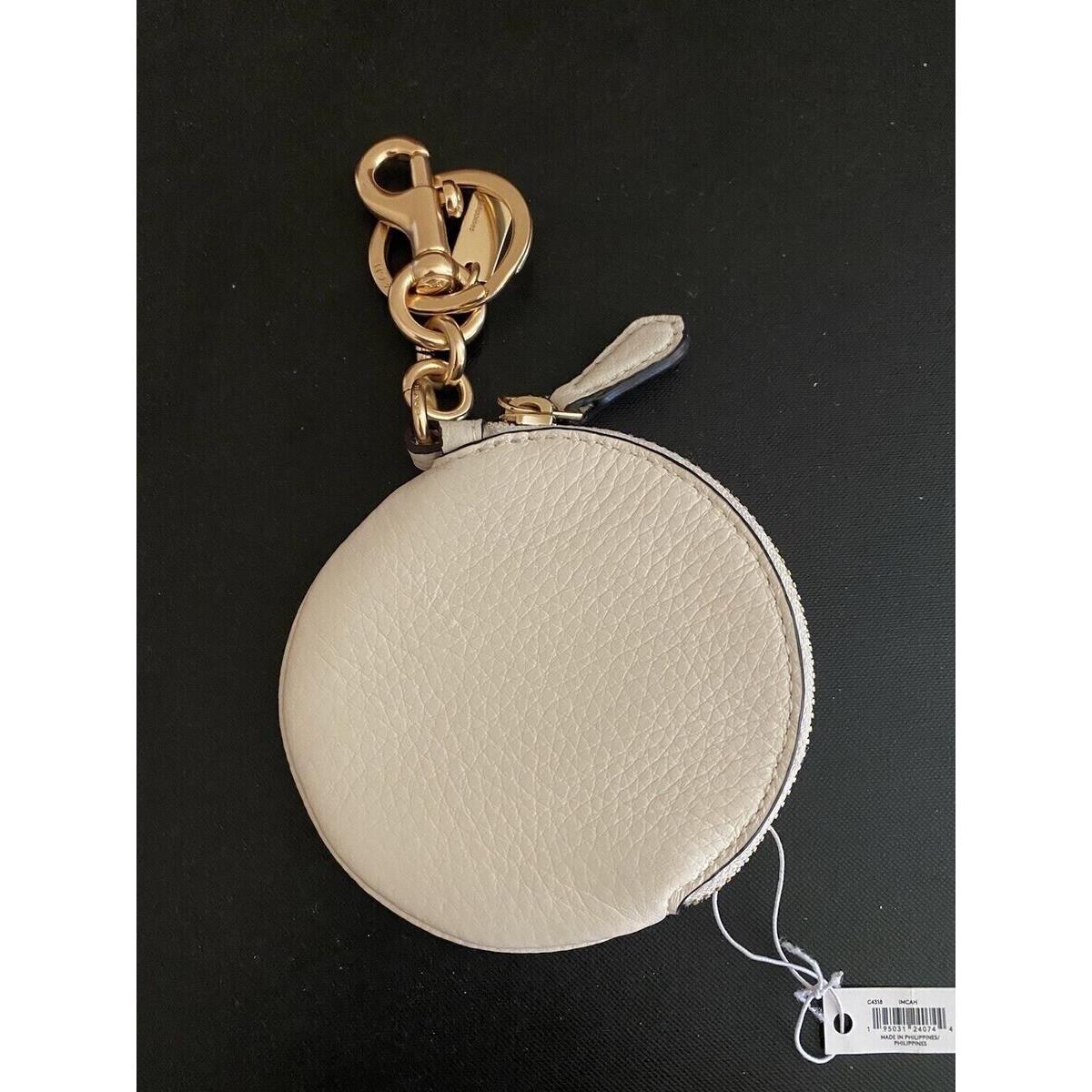 Coach X Peanuts Circular Pouch Bag Charm with Woodstock - Exterior: