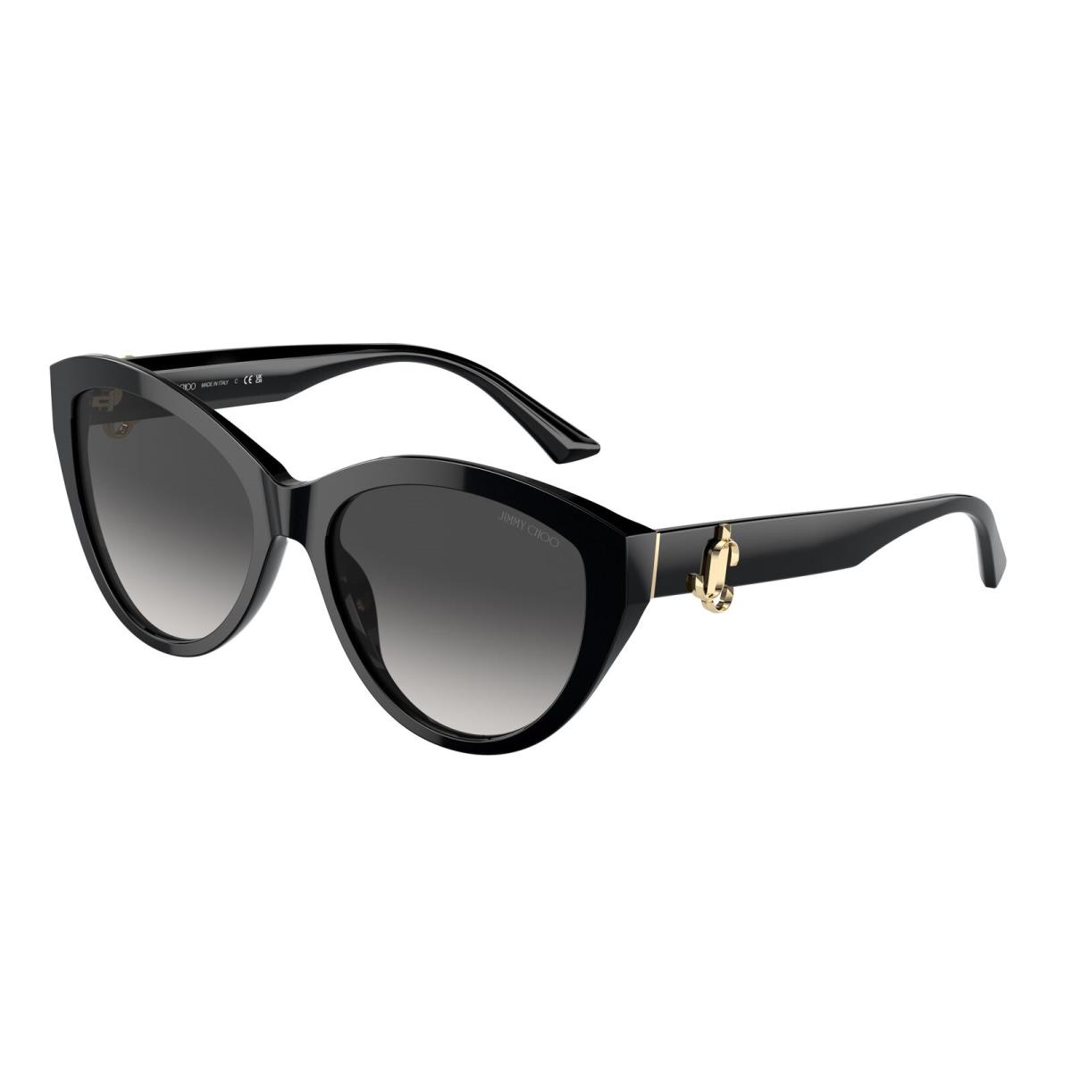 Jimmy Choo JC 5007F Black Gradient Grey 50008G Sunglasses