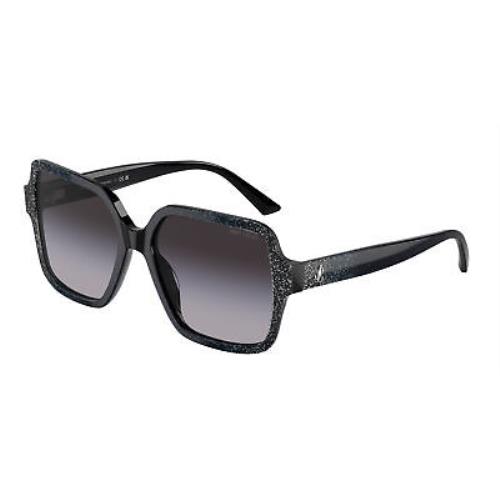 Jimmy Choo JC 5005F Black Gradient Glitter Gradien 50418G Sunglasses