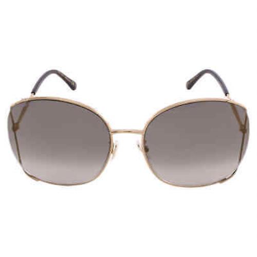 Jimmy Choo Grey Oversized Ladies Sunglasses Tinka/g/sk 0000/FQ 61 Tinka/g/sk