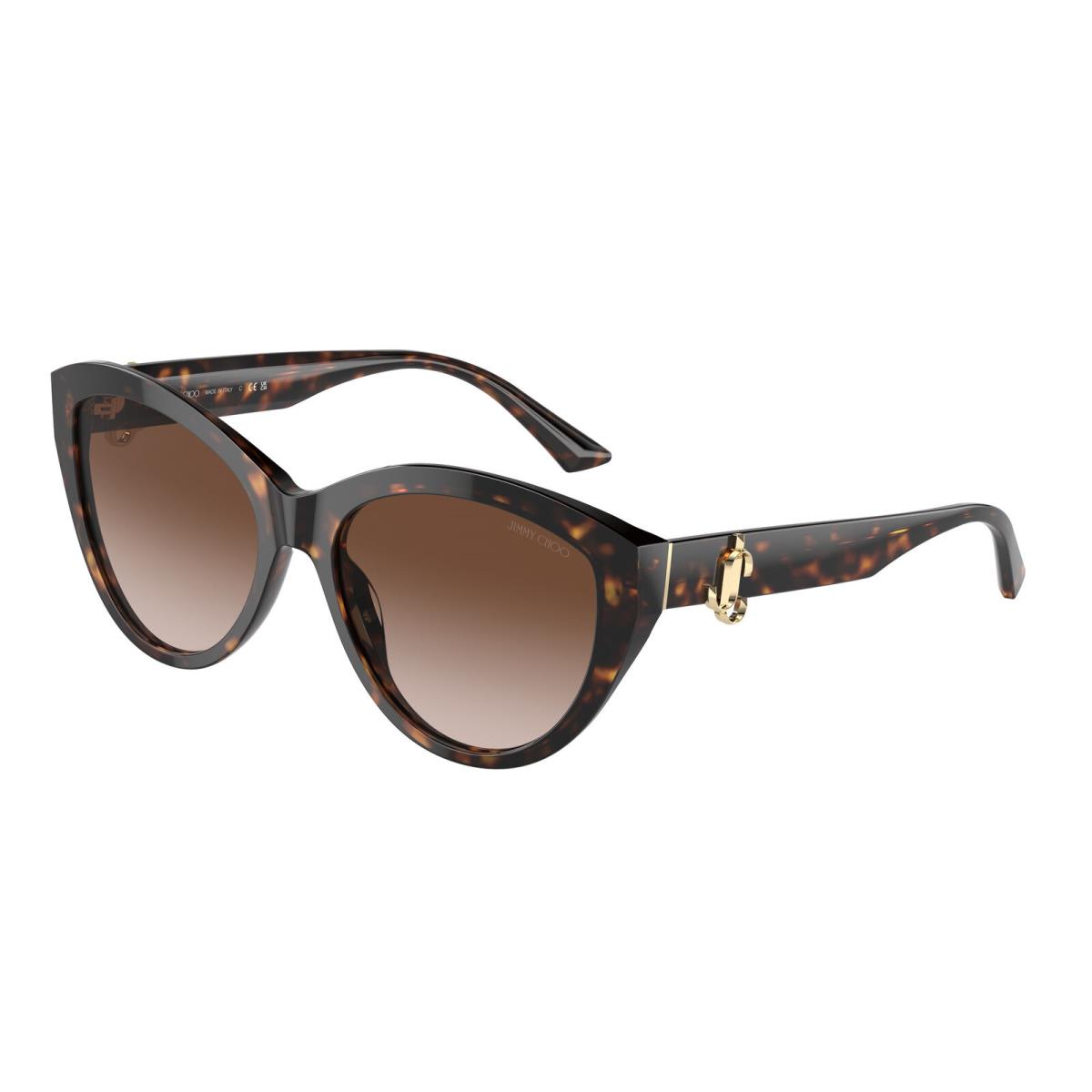 Jimmy Choo JC 5007F Havana Gradient Brown 500213 Sunglasses