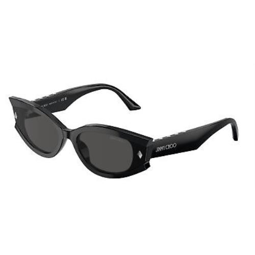 Jimmy Choo JC 5015U Black Dark Grey 500087 Sunglasses