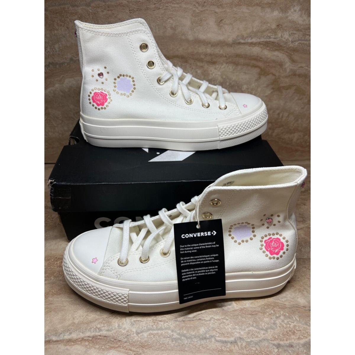 Converse Women`s Chuck Taylor All Star Modern Lift Hi Platform Shoes Size 7