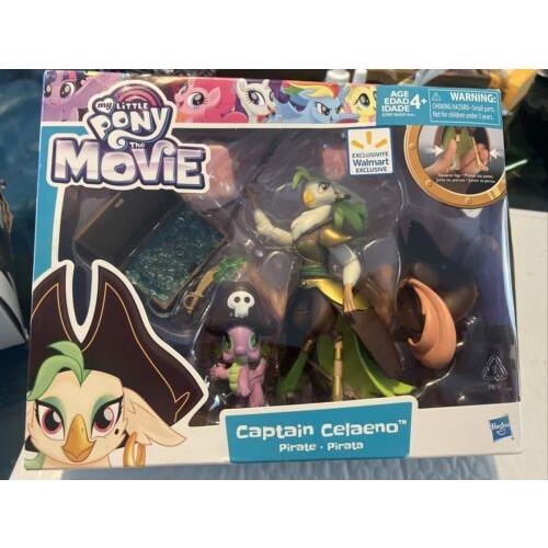 Captain Celaeno Spike The Dragon MY Little Pony The Movie Figure Set 2017