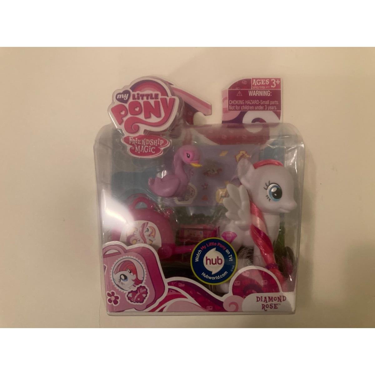 My Little Pony G4 Diamond Rose 3 Nip Suitcase Swan Animal Friend