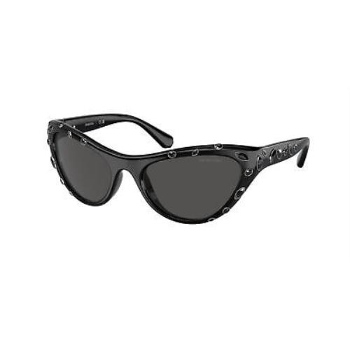Swarovski SK 6007 Black Dark Grey 100187 Sunglasses