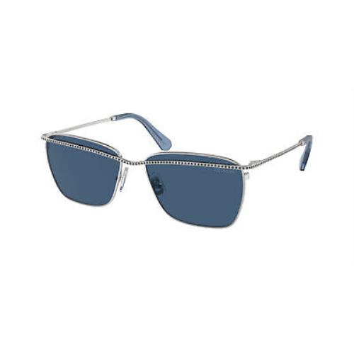 Swarovski SK 7006 Dark Silver Dark Blue 401555 Sunglasses