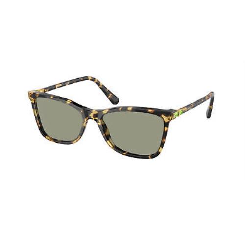 Swarovski SK 6004 Havana Dark Green 1009/2 Sunglasses