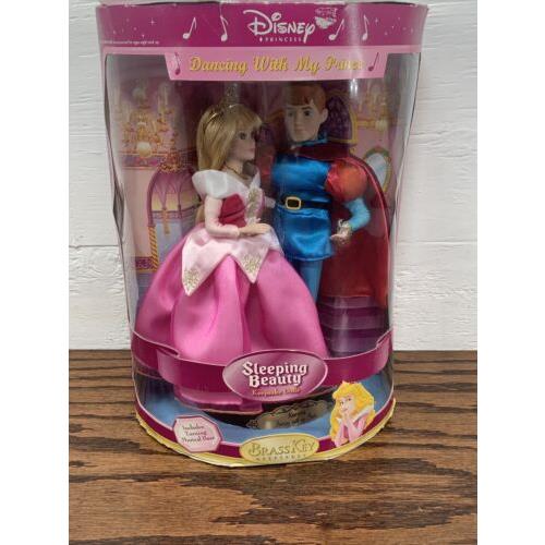 Disney Sleeping Beauty Porcelain Doll Dancing with My Prince Musical Base