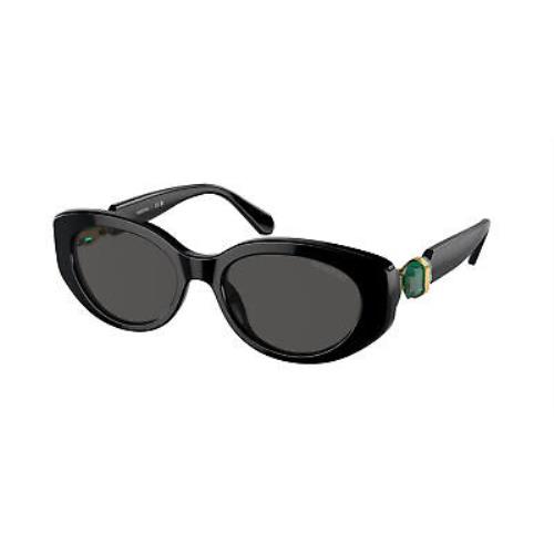 Swarovski SK 6002 Black Dark Grey 100187 Sunglasses