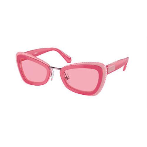 Swarovski SK 6012 Fuxia Old Pink Pink 101384 Sunglasses