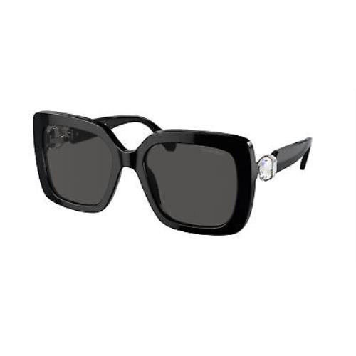 Swarovski SK 6001 Black Dark Grey 100187 Sunglasses