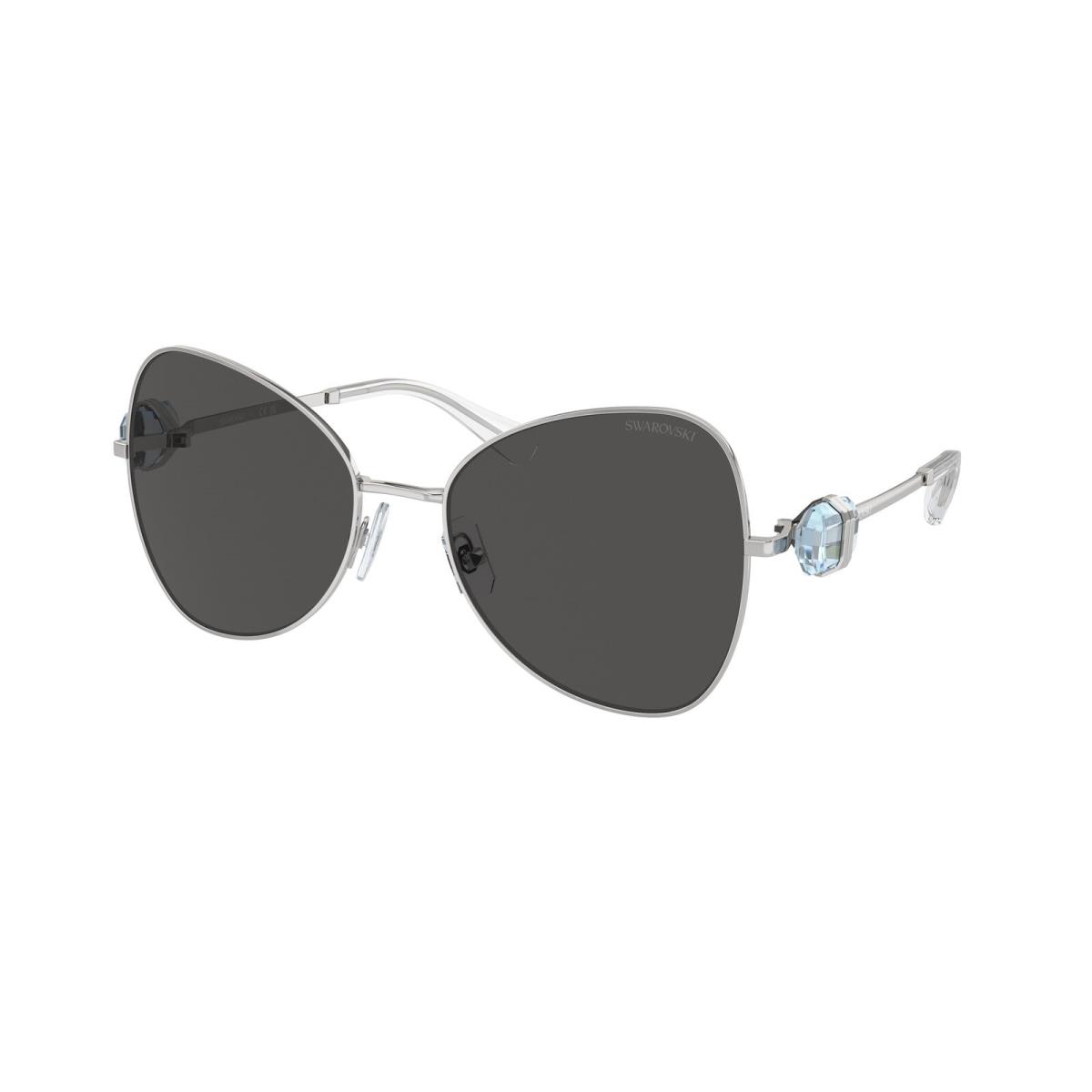Swarovski SK 7002 Silver Dark Grey 400187 Sunglasses