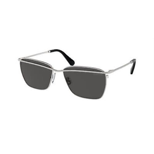 Swarovski SK 7006 Silver Dark Grey 400187 Sunglasses