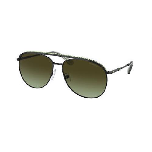 Swarovski SK 7005 Black Green Gradient Brown 4010E8 Sunglasses