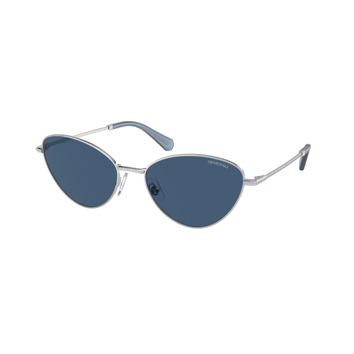 Swarovski SK 7014 Silver Dark Blue 400155 Sunglasses