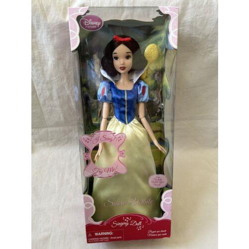 Disney Store Singing Doll Snow White Princess 17 Doll
