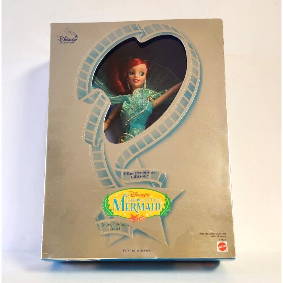 Disney Little Mermaid Aqua Fantasy Ariel Doll Film Premiere Edition 1997 Mattel