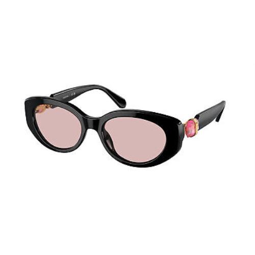 Swarovski SK 6002F Black Pink 1001/5 Sunglasses
