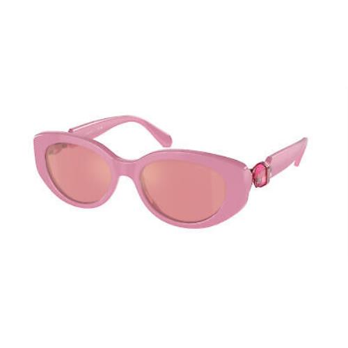 Swarovski SK 6002 Pink Pink Mirror Pink 1005E4 Sunglasses