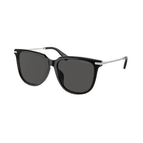 Swarovski SK 6015D Black Dark Grey 100187 Sunglasses
