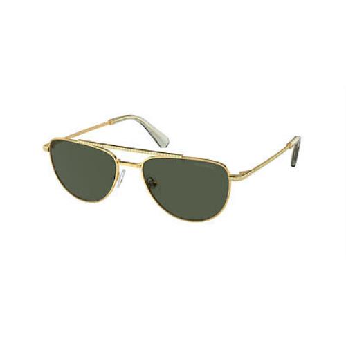 Swarovski SK 7007 Gold Light Green 401782 Sunglasses