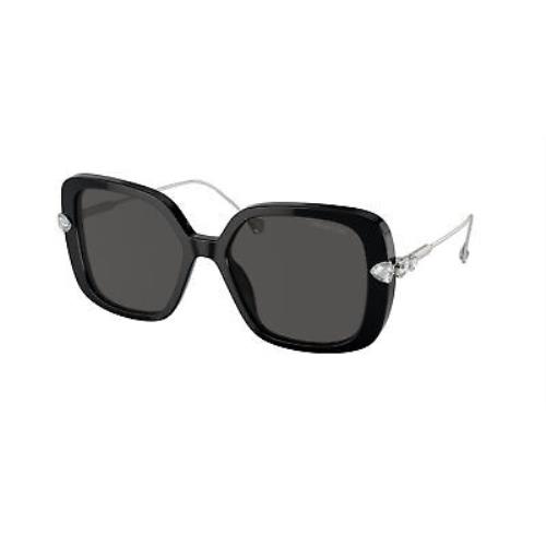 Swarovski SK 6011 Black Dark Grey 103887 Sunglasses
